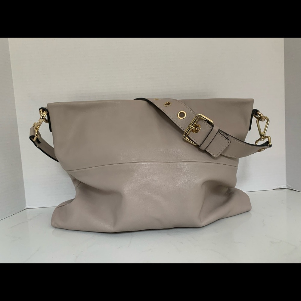 GIANNI CHIARINI BEIGE HOBO PURSE medium/large
